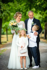 Br&ouml;llopsbilder p&aring; hela familjen